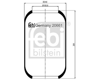 661N SUSPENSION AIR SPRING