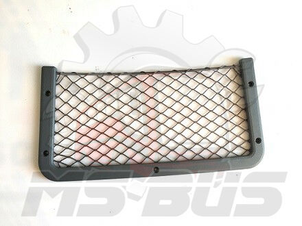 GRAY SEAT-BACK NET, 365×185 MM