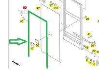 MB TOURISMO REAR DOOR SEAL - 3