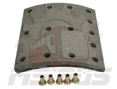 KAROSA C956 REAR BRAKE LININGS, STANDARD SIZE