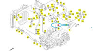 SETRA S415 COOLING-SYSTEM ELBOW - 3