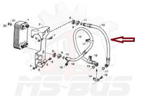 IRIZAR RETARDER-COOLER OIL HOSE - 3