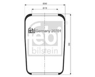 BOVA 701N SUSPENSION AIR SPRING - 2