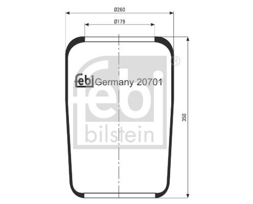 BOVA 701N SUSPENSION AIR SPRING