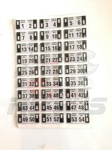 SEAT NUMBERING 1–54